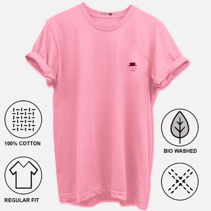 Cotton Blend Solid Half Sleeves Mens Round neck T-Shirt (Code: C2391055)